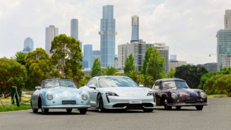 Porsche heritage meets its future, celebrating 70 years in Australia